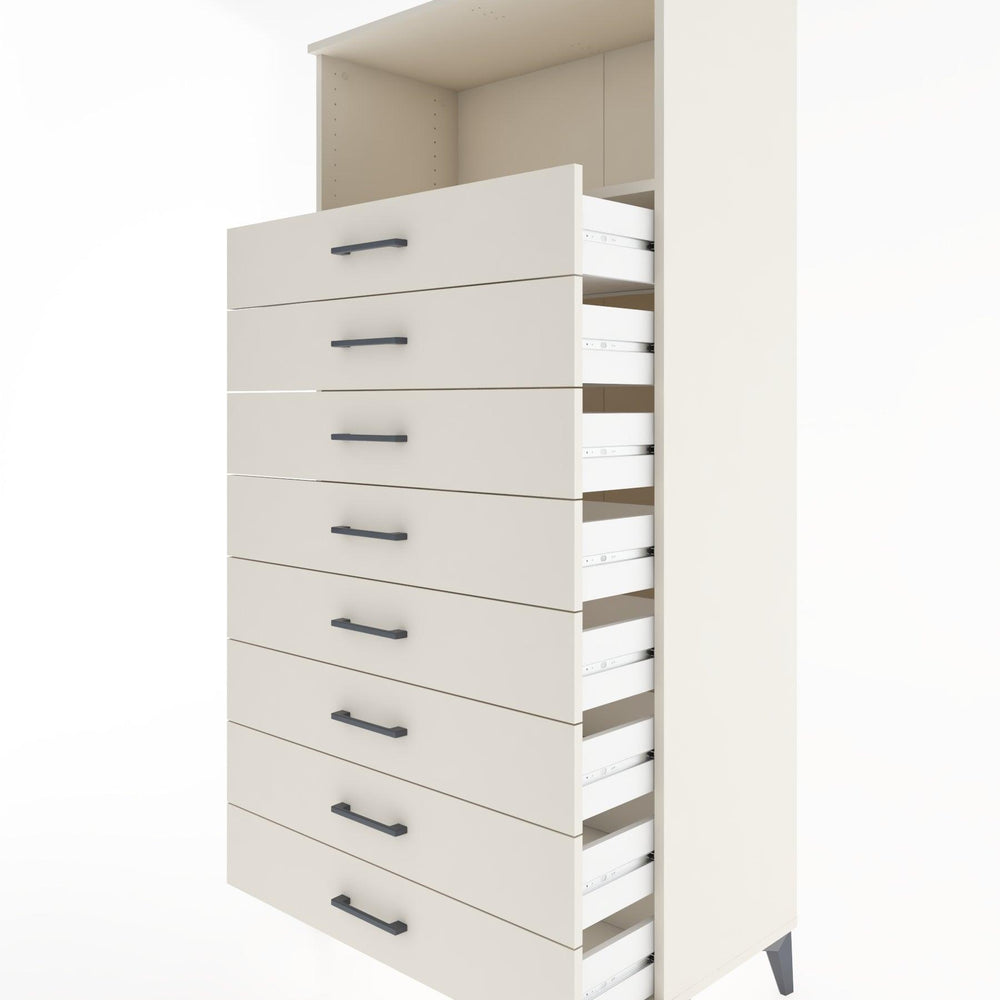 Woodntry Modular Cabinet Moonstone 88x44x170 cm with Drawers and Shelves CR32-1