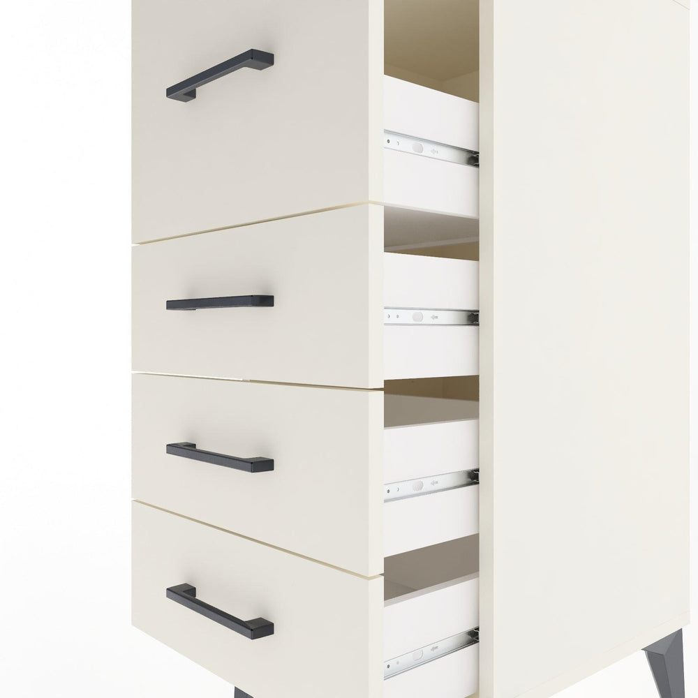 Woodntry Modular Nightstand Moonstone 44x44x84 cm Drawer C1-1