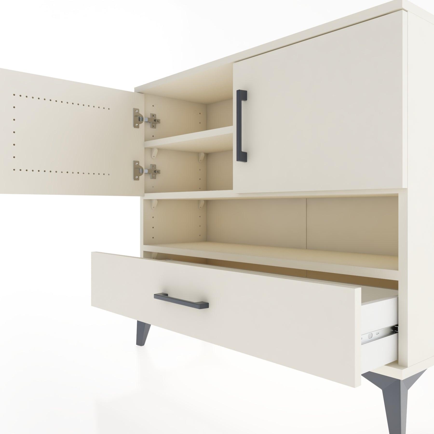 Woodntry Modüler Şifonyer İki Kapaklı T1 88x30x94 cm Aytaşı - Woodntry