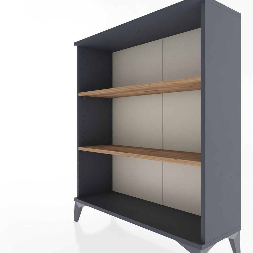 Woodntry Modüler Şifonyer Antrasit 88x30x94 cm Raflı R20-2