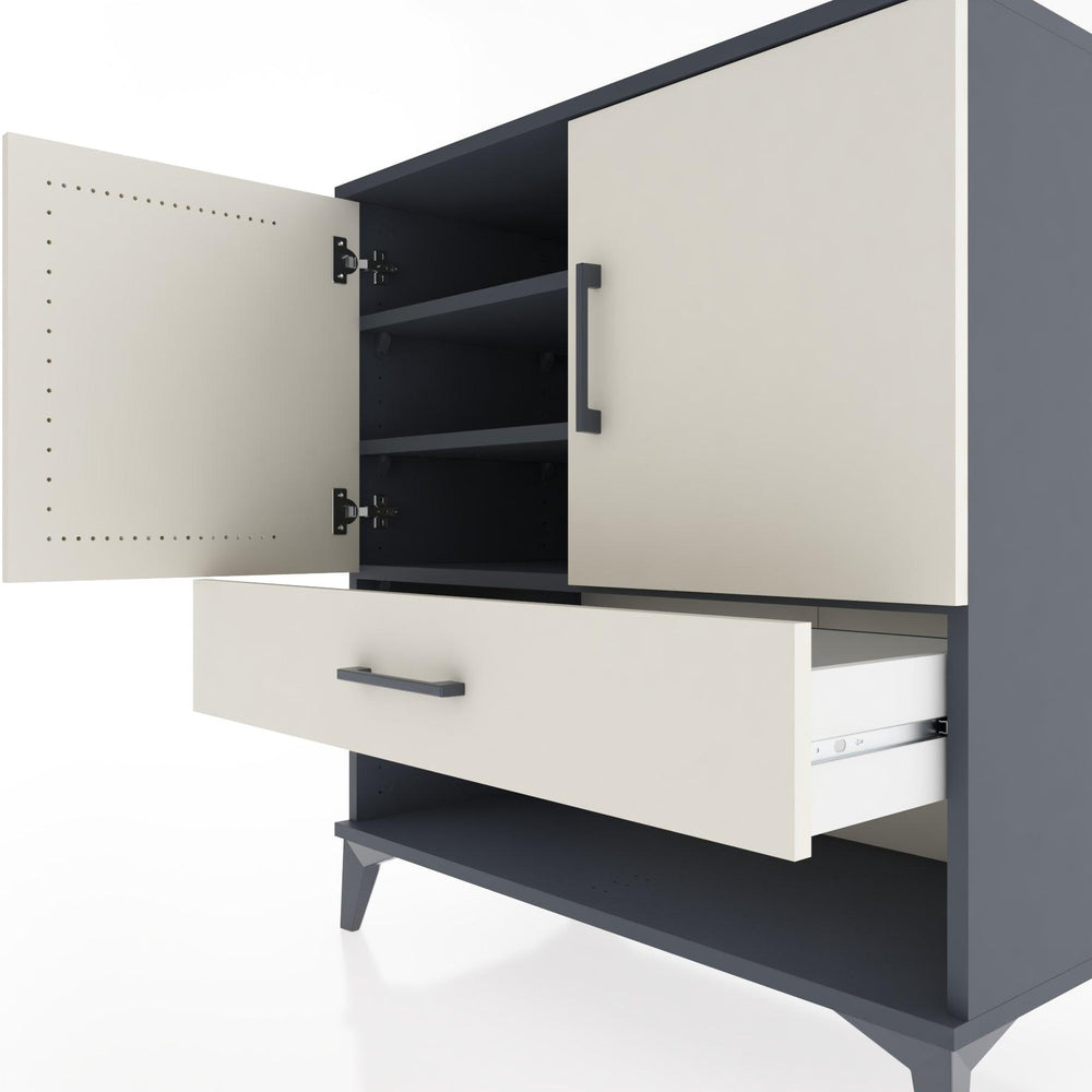 Woodntry Modular Dresser Anthracite 88x44x84 cm Functional F25-2