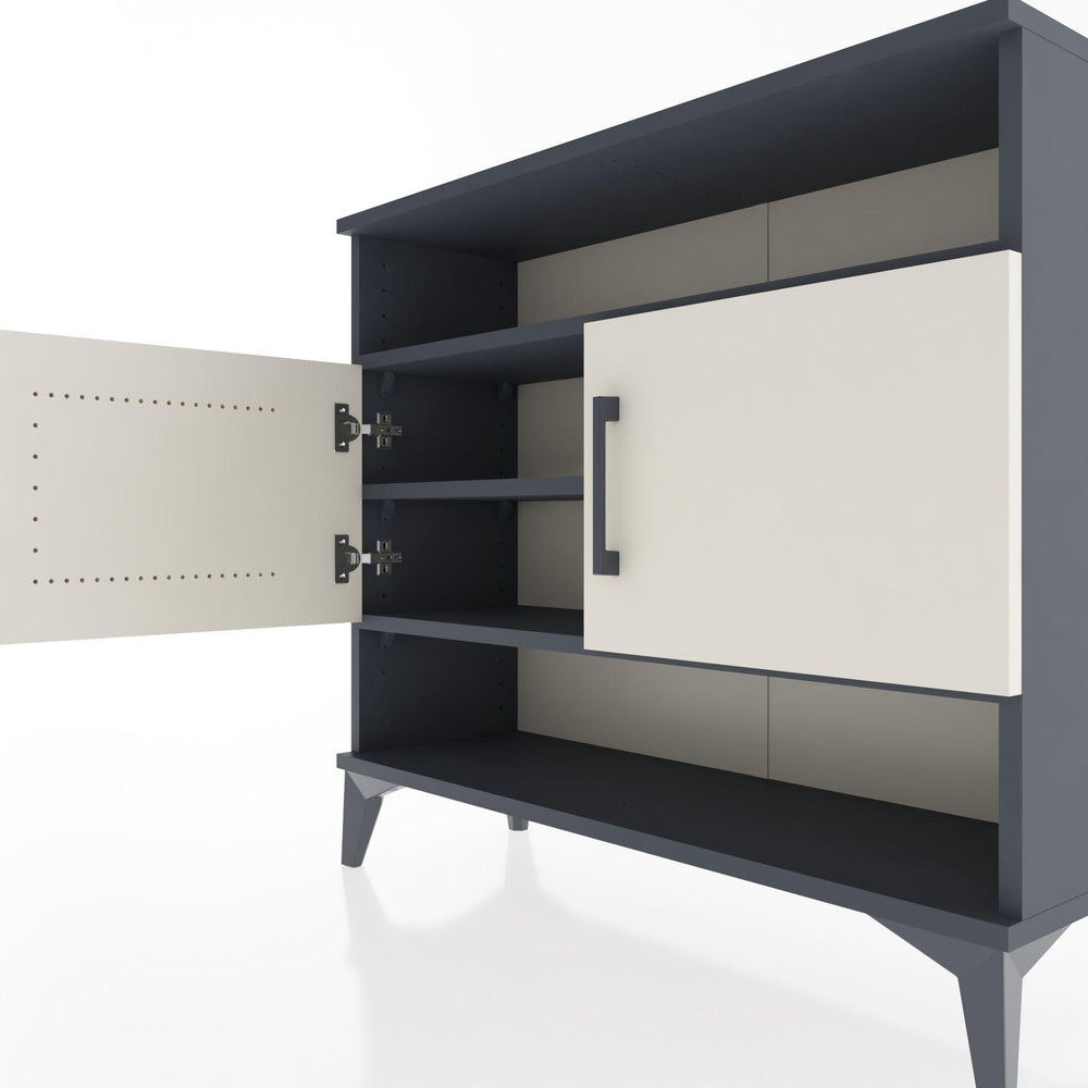 Woodntry Modüler Şifonyer Raf ve İki Kapaklı V3 88x30x68 cm Çam - Woodntry