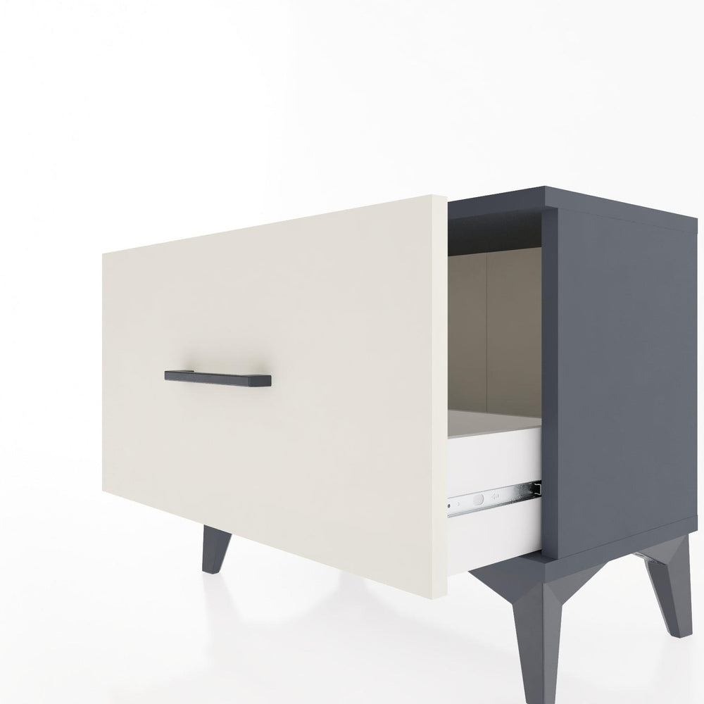 Woodntry Modular Nightstand Anthracite 60x30x36 cm Drawer C1-2