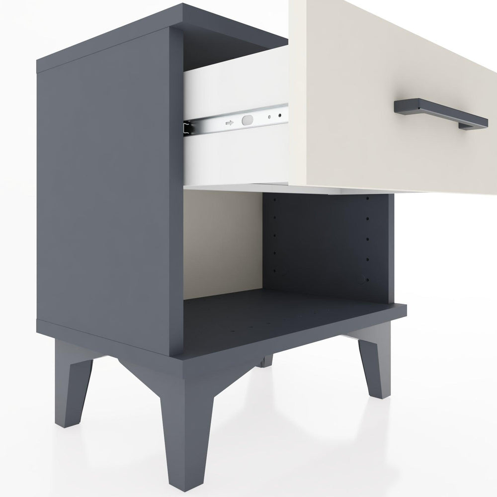 Woodntry Modüler Komodin Çekmece ve Raf 44x30x36 cm Antrasit - Woodntry