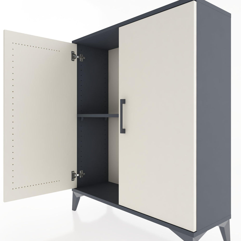 Woodntry Modular Dresser Anthracite 88x30x94 cm with Cover K4-2