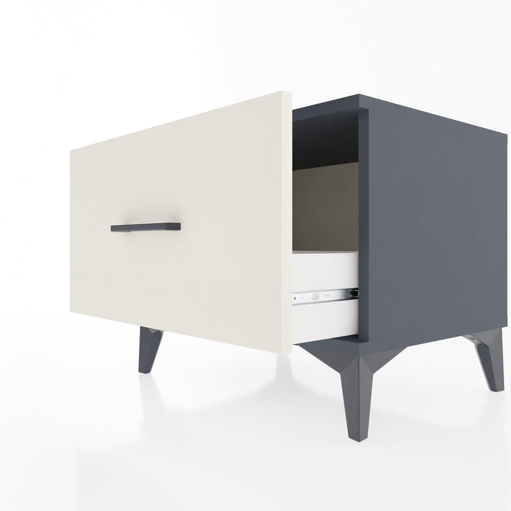 Woodntry Modular Nightstand Anthracite 60x44x68 cm Drawer C1-2