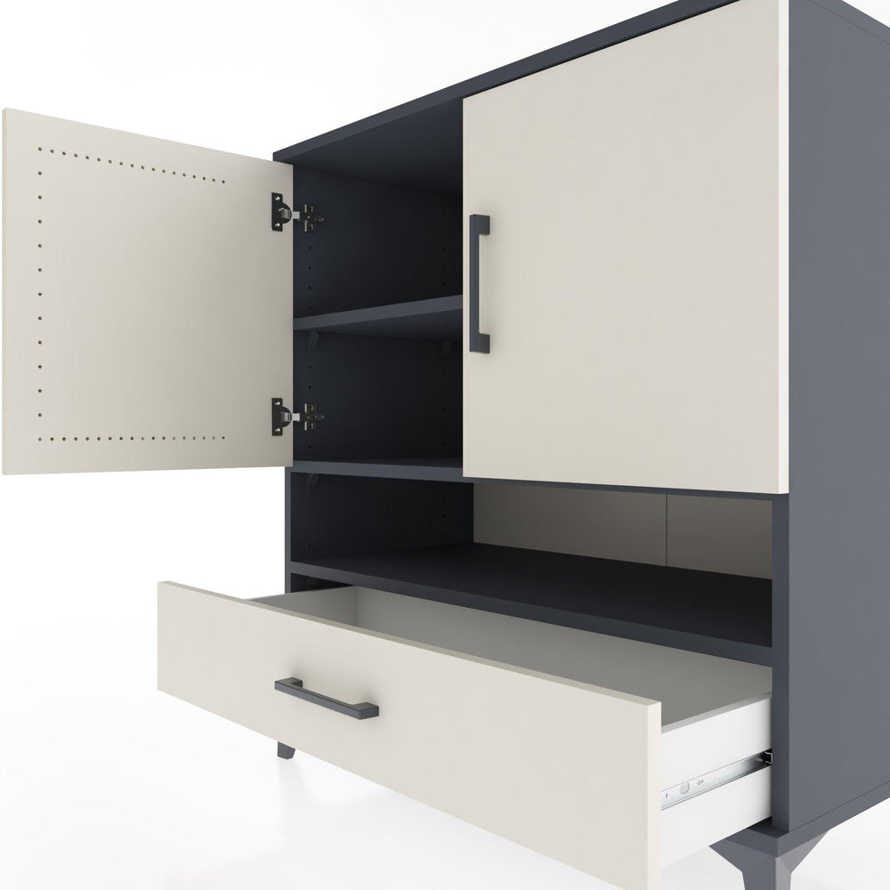 Woodntry Modular Dresser Anthracite 88x44x84 cm Functional F29-2