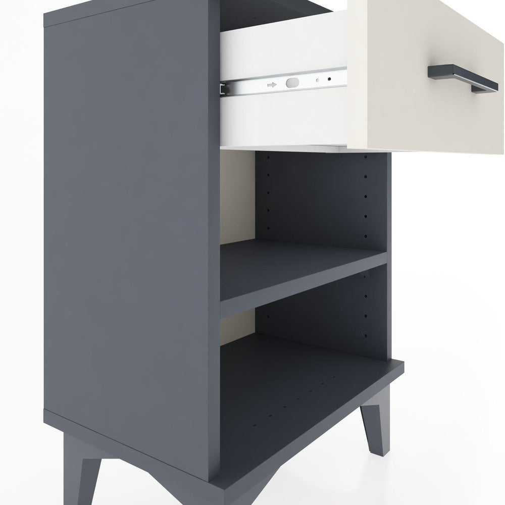 Woodntry Modüler Komodin Tek Çekmeceli 44x30x52 cm Antrasit - Woodntry