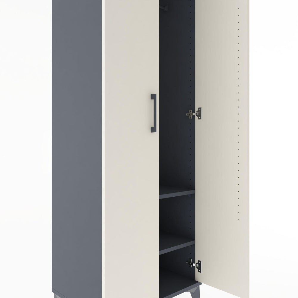 Woodntry Modular Cabinet Anthracite 60x44x170 cm with Cover K31-2