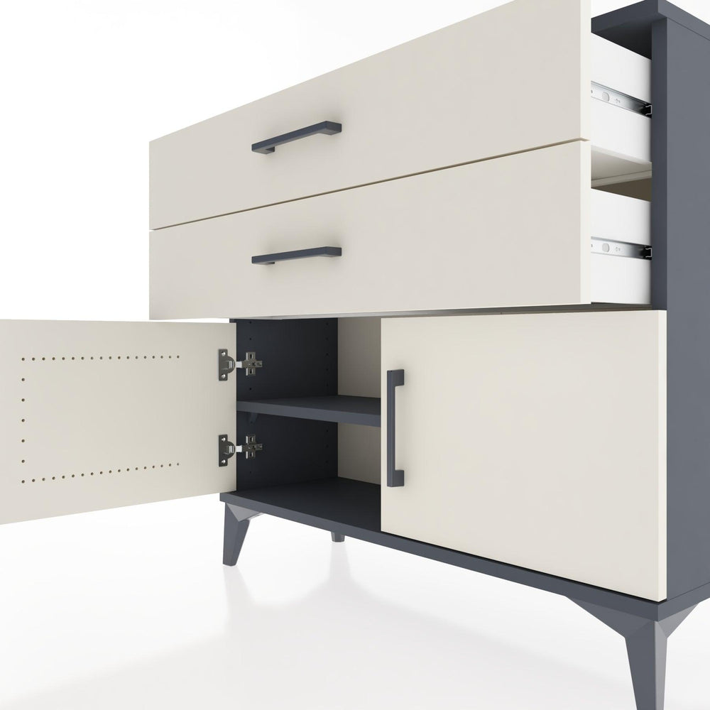 Woodntry Modüler Şifonyer Kapak ve Çekmeceli V3 88x30x68 cm Aytaşı - Woodntry