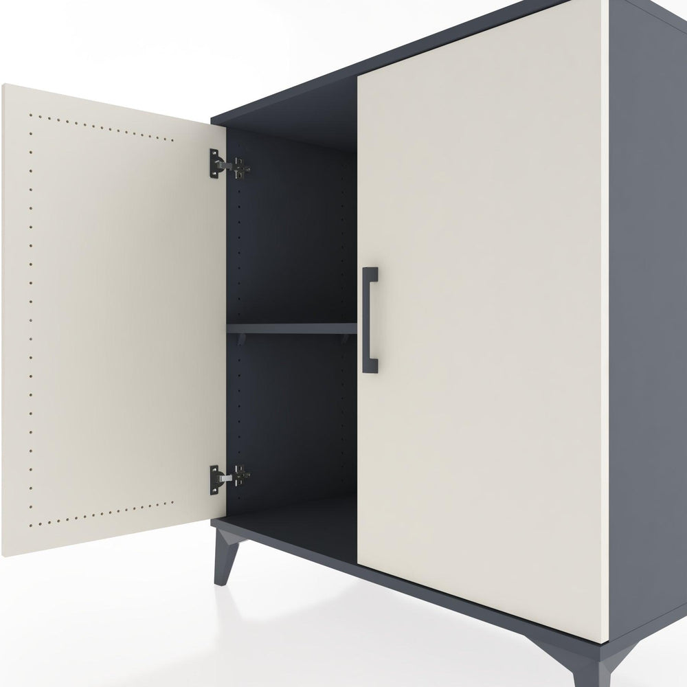 Woodntry Modüler Şifonyer Antrasit 88x44x84 cm Kapaklı K89-2