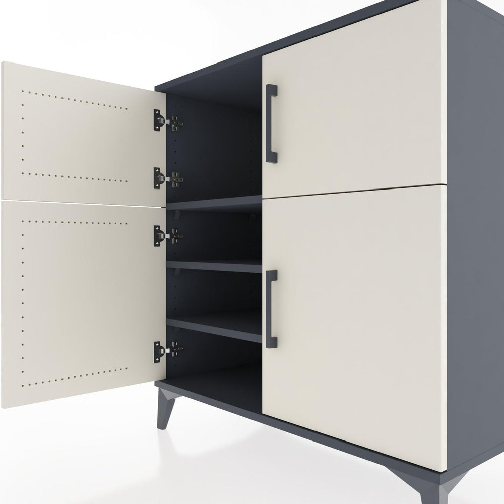 Woodntry Modular Dresser Anthracite 88x44x84 cm Covered K54-2