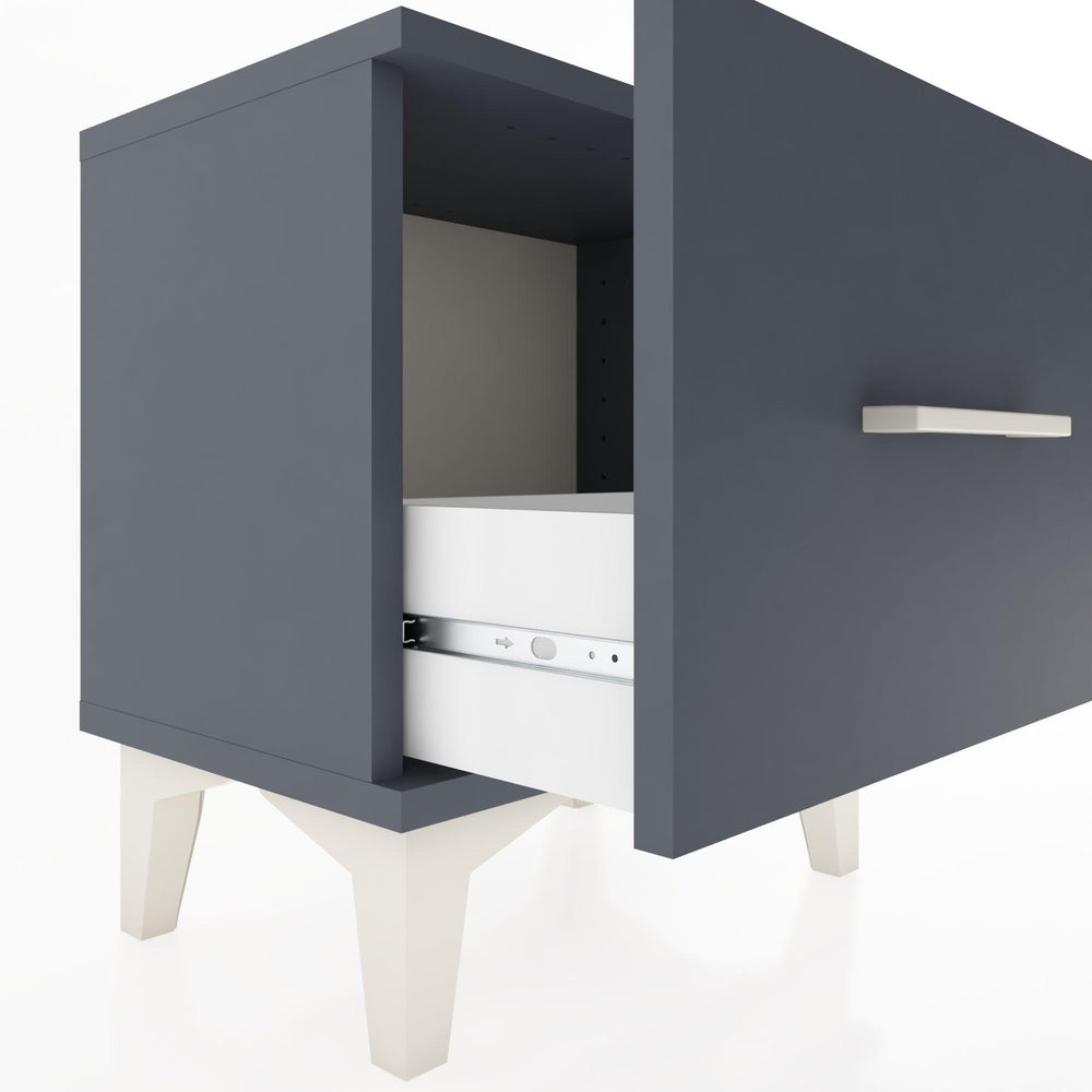 Woodntry Modüler Komodin Tek Çekmeceli 44x30x36 cm Antrasit - Woodntry