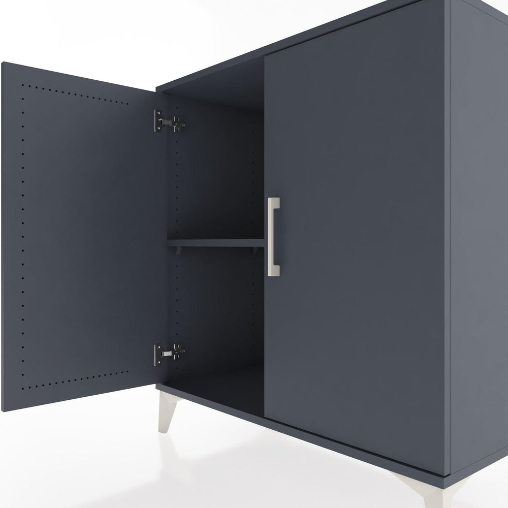 Woodntry Modüler Şifonyer Antrasit 88x44x84 cm Kapaklı K89-2