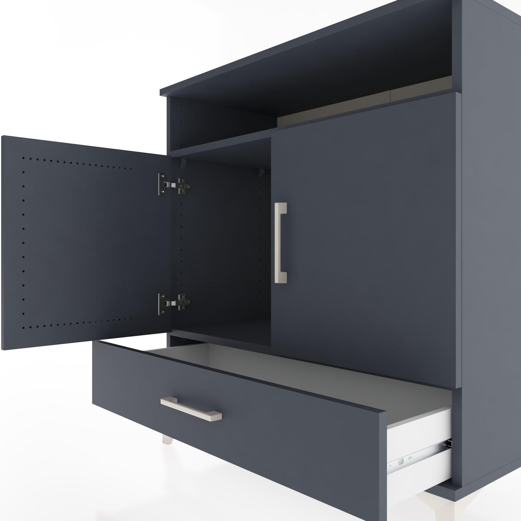 Woodntry Modular Dresser Anthracite 88x44x84 cm Functional F63-2