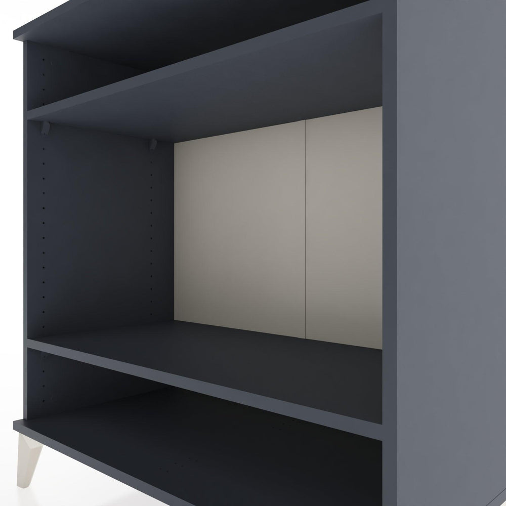 Woodntry Modüler Şifonyer Antrasit 88x44x84 cm Raflı R122-2