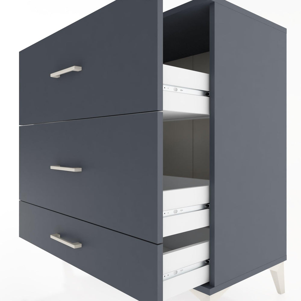 Woodntry Modular Dresser Anthracite 88x44x84 cm Drawer C6-2