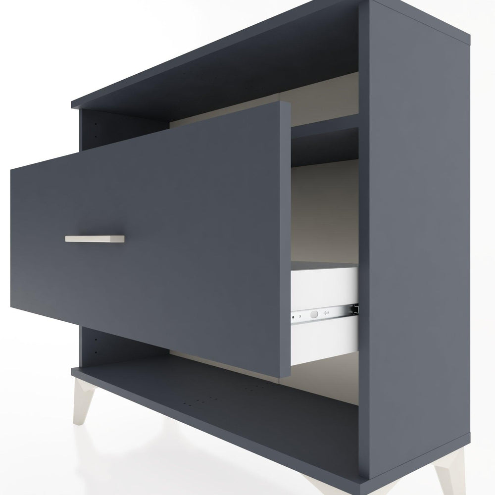 Woodntry Modüler Şifonyer Raf ve Çekmece V2 88x30x68 cm Antrasit - Woodntry