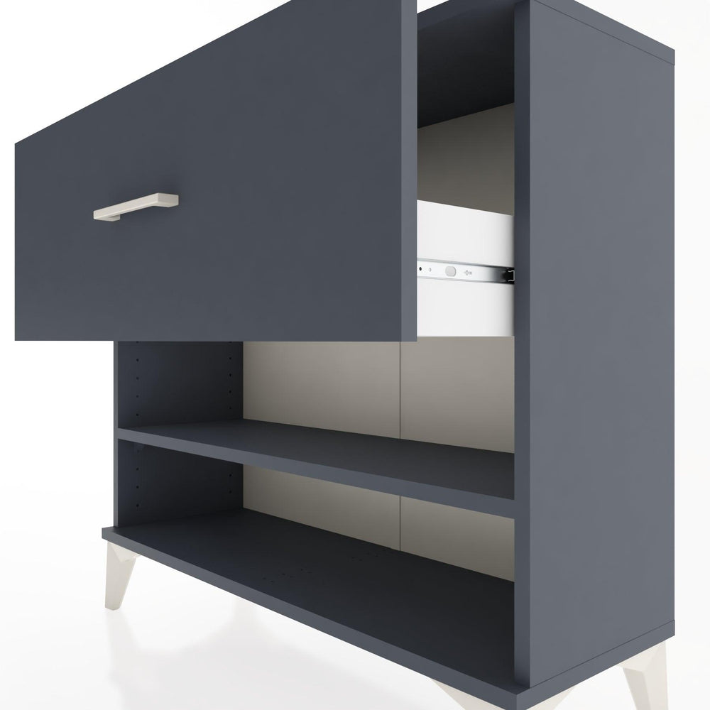 Woodntry Modüler Şifonyer Çekmece ve Raf 88x30x68 cm Antrasit - Woodntry