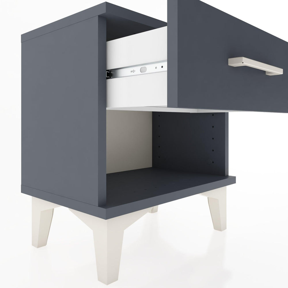 Woodntry Modüler Komodin Çekmece ve Raf 44x30x36 cm Antrasit - Woodntry