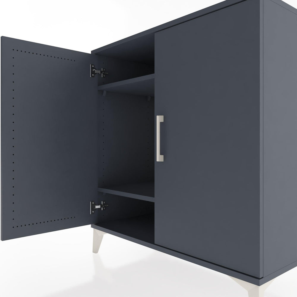 Woodntry Modüler Şifonyer Antrasit 88x44x84 cm Kapaklı K87-2