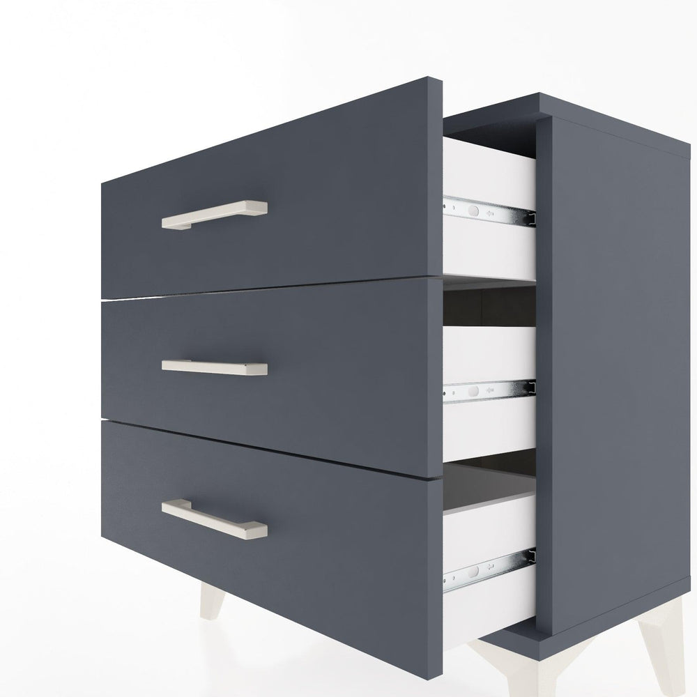 Woodntry Modular Nightstand Anthracite 60x30x52 cm Drawer C1-2