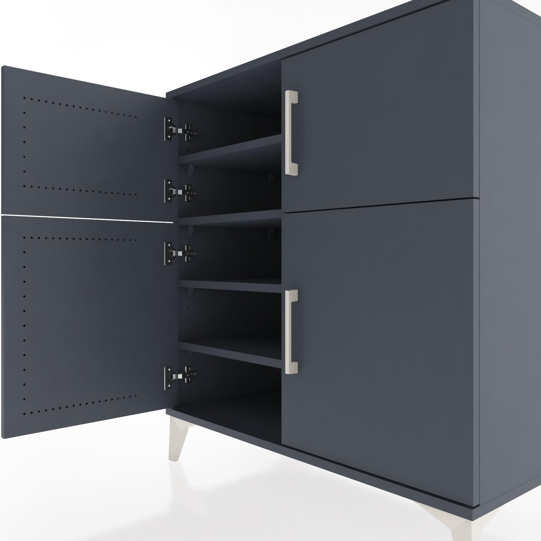 Woodntry Modular Dresser Anthracite 88x44x84 cm with Cover K52-2