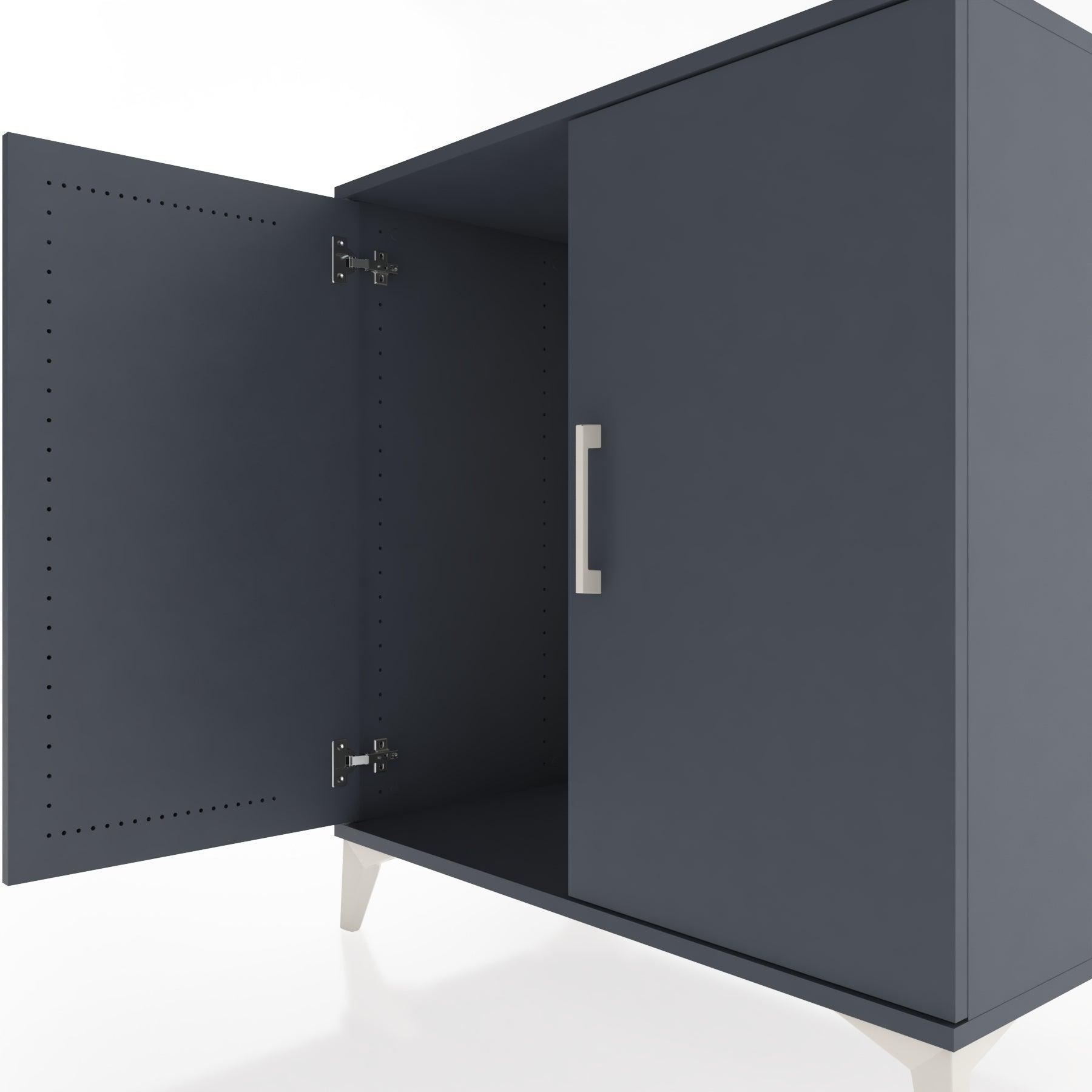 Woodntry Modular Dresser Anthracite 88x44x84 cm Covered K90-2
