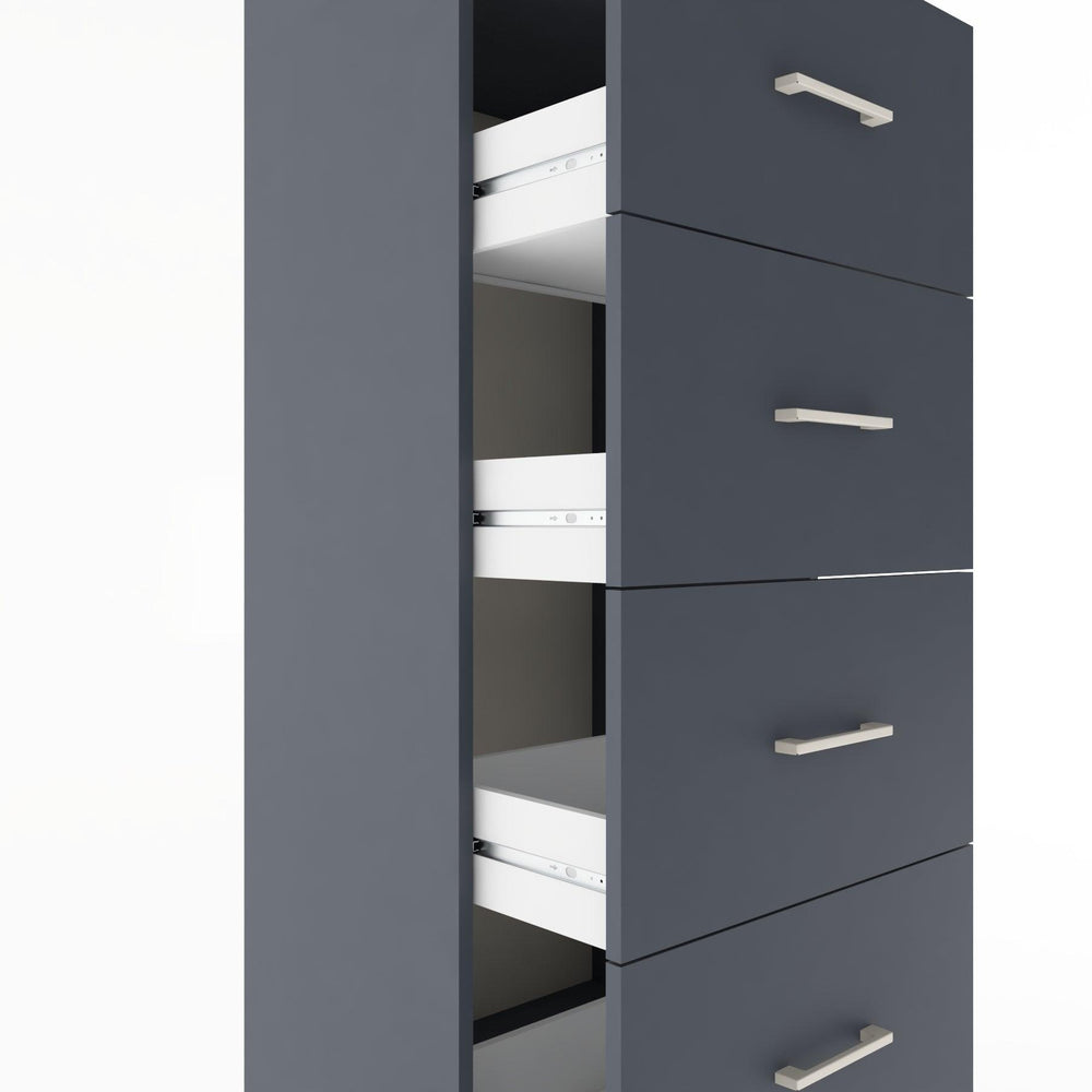 Woodntry Modular Cabinet Anthracite 60x44x170 cm with Drawers and Shelves CR52-2