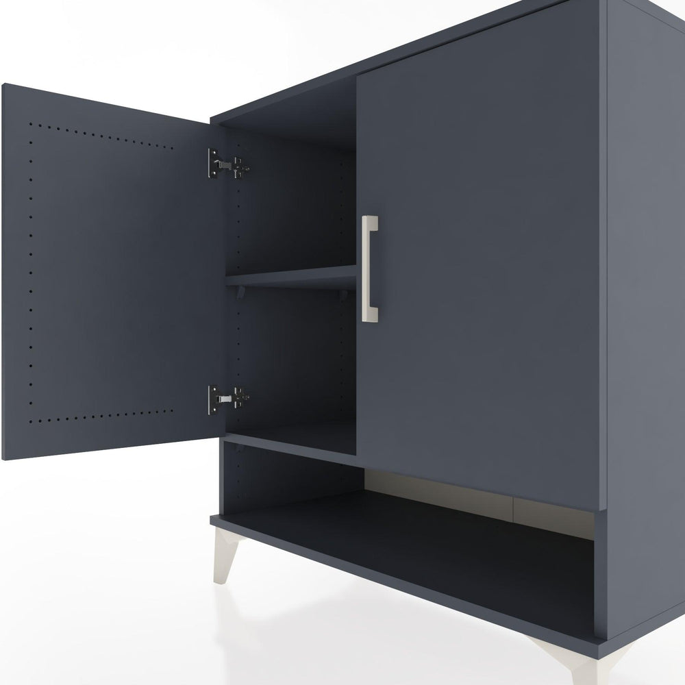 Woodntry Modular Dresser Anthracite 88x44x84 cm with Cover and Shelf KR76-2