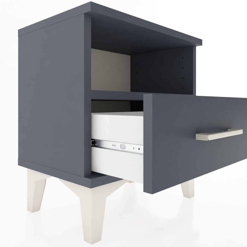 Woodntry Modüler Komodin Raf ve Çekmece 44x30x36 cm Antrasit - Woodntry