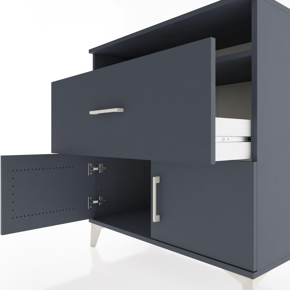 Woodntry Modular Dresser Anthracite 88x44x84 cm Functional F118-2