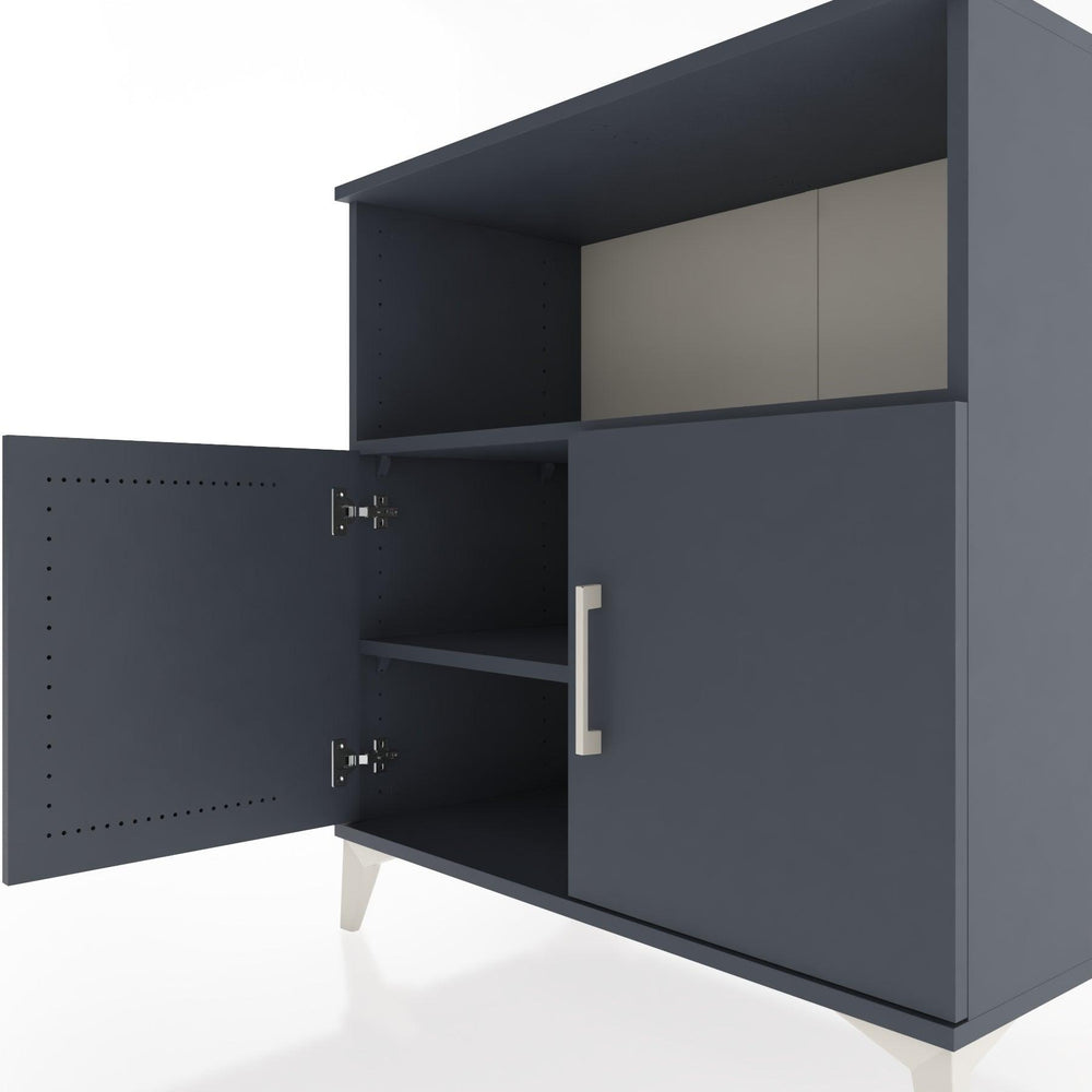 Woodntry Modular Dresser Anthracite 88x44x84 cm with Cover and Shelf KR41-2