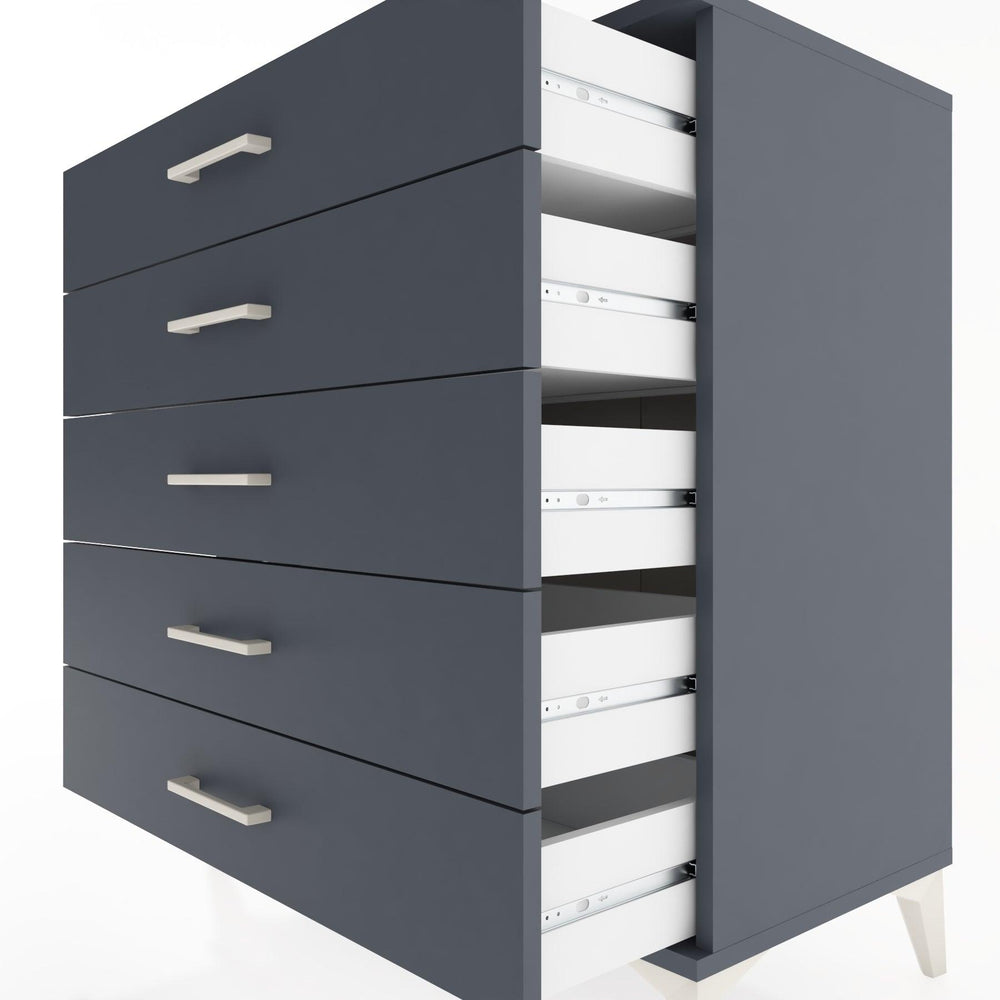 Woodntry Modular Dresser Anthracite 88x44x84 cm Drawer C9-2