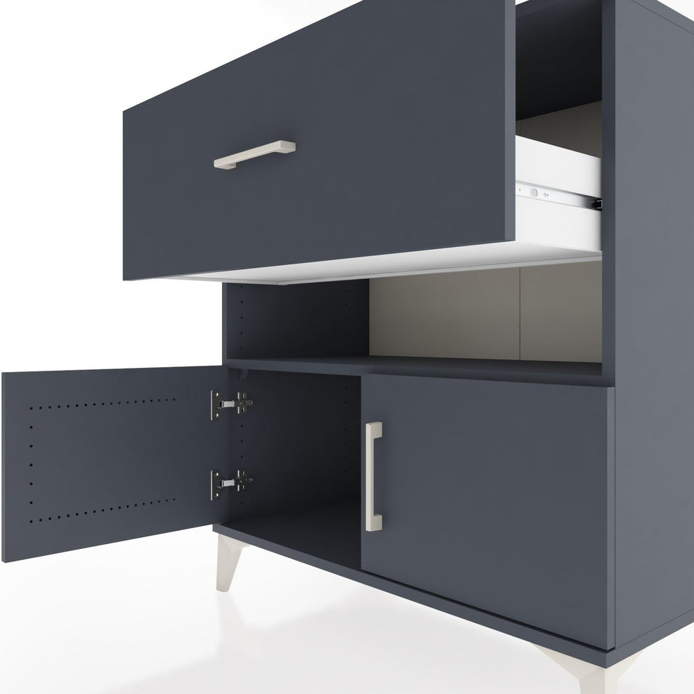 Woodntry Modular Dresser Anthracite 88x44x84 cm Functional F108-2