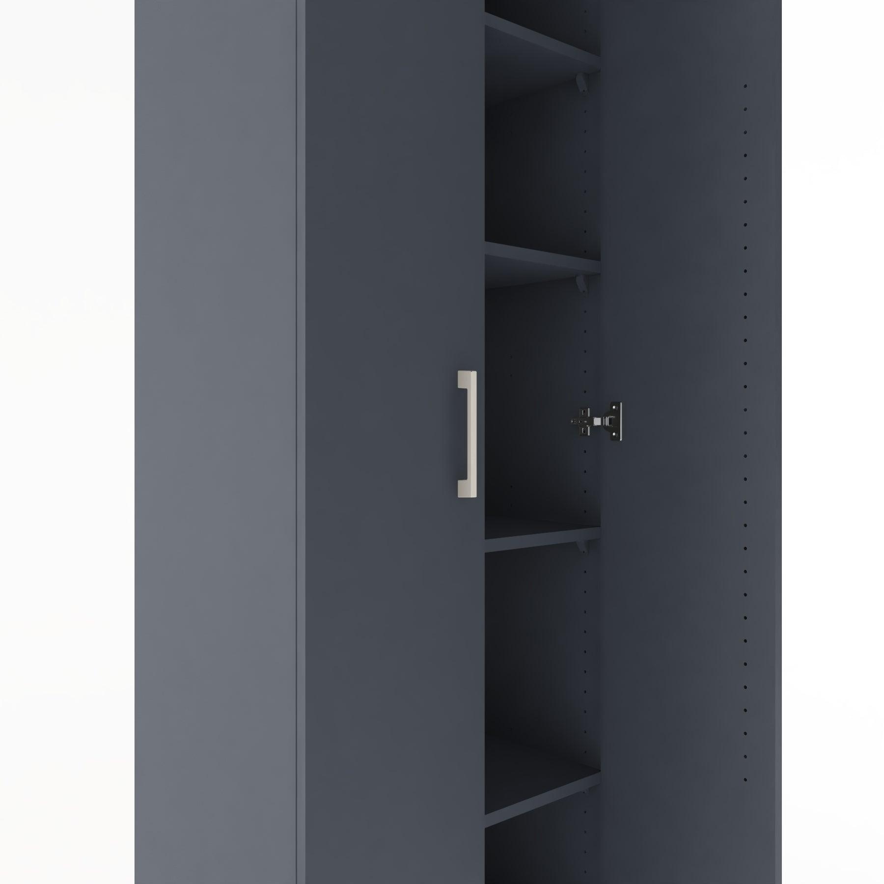 Woodntry Modular Cabinet Anthracite 60x44x170 cm with Cover K9-2