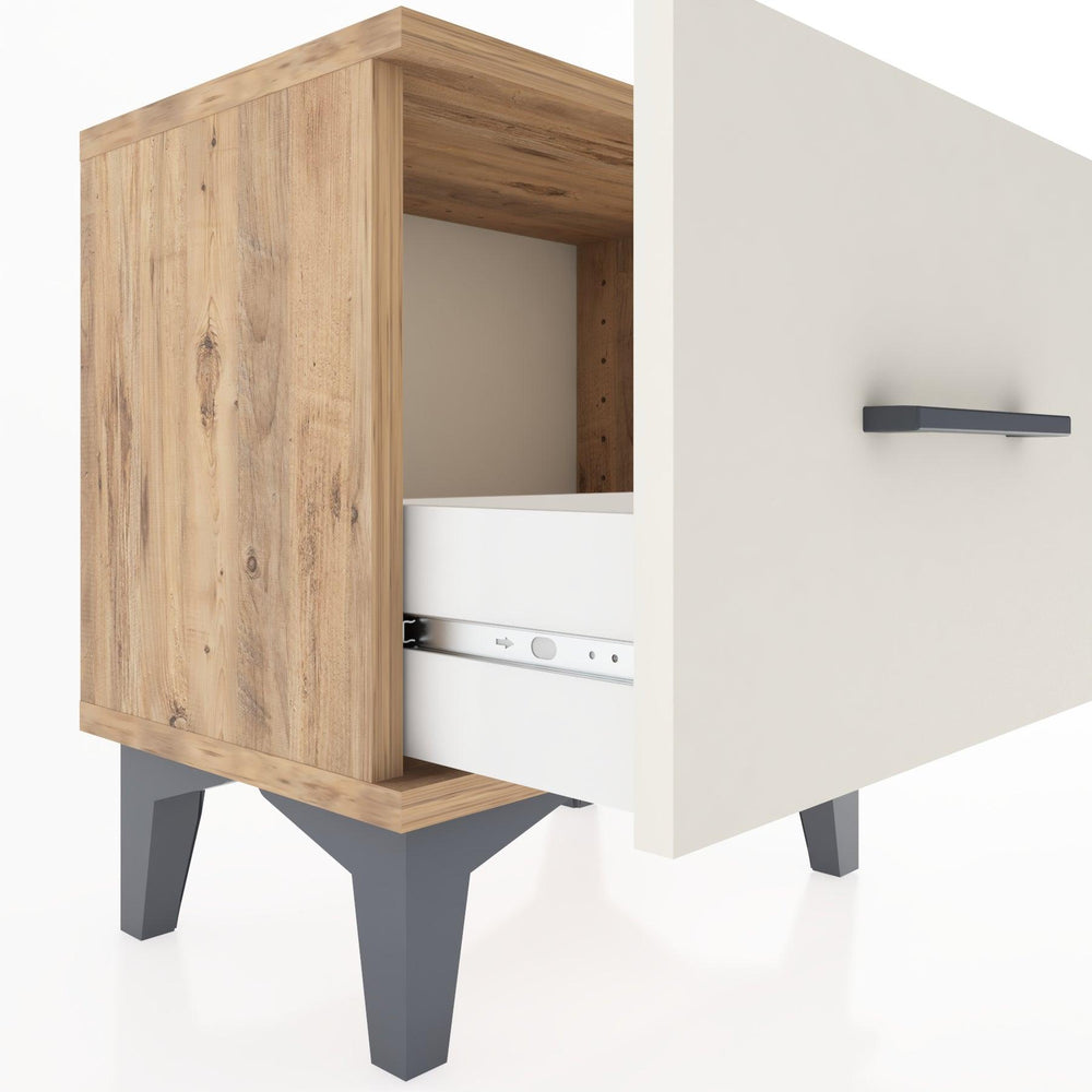 Woodntry Modüler Komodin Tek Çekmeceli 44x30x36 cm Çam - Woodntry