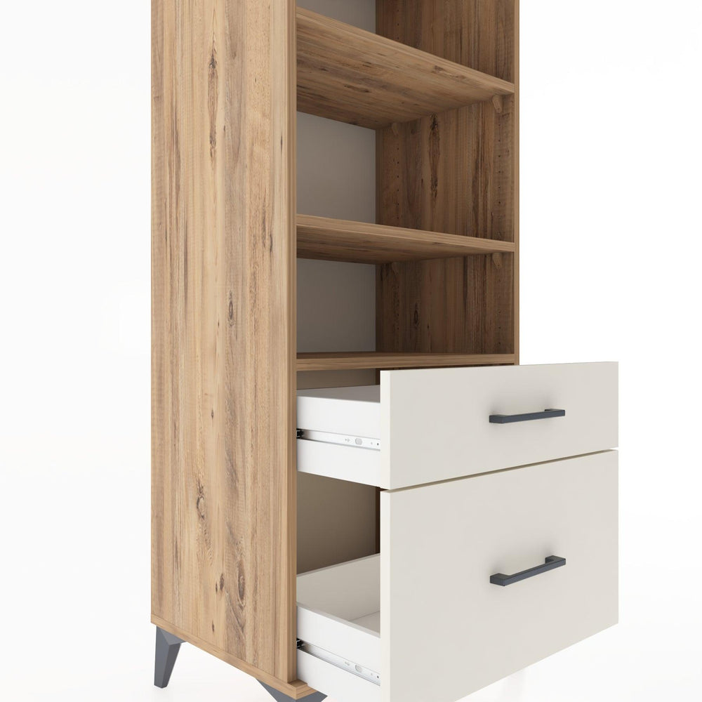 Woodntry Modular Cabinet Pine 60x44x170 cm with Drawers and Shelves CR43-3