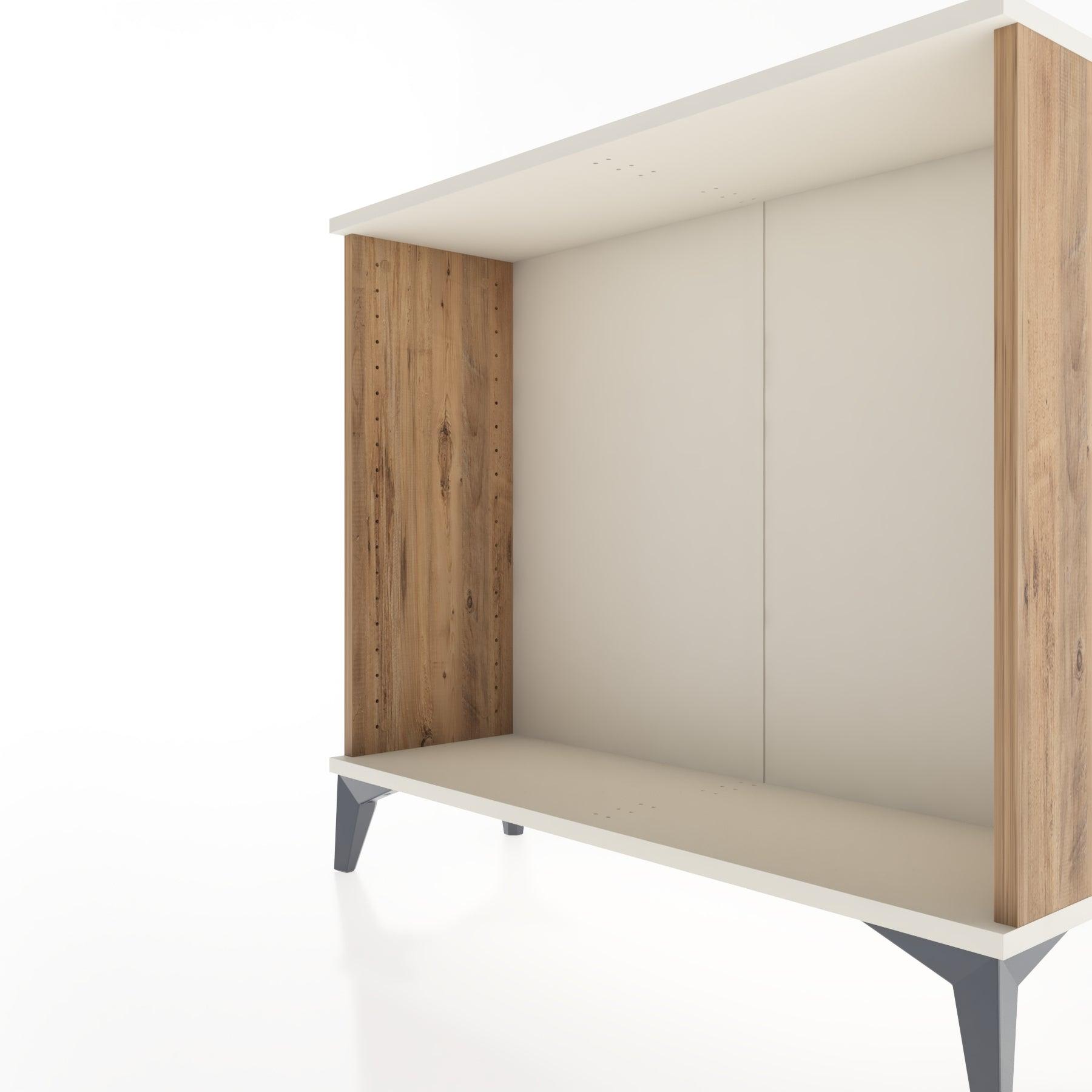 Woodntry Modüler Şifonyer Tek Bölmeli 88x30x68 cm Çam - Woodntry