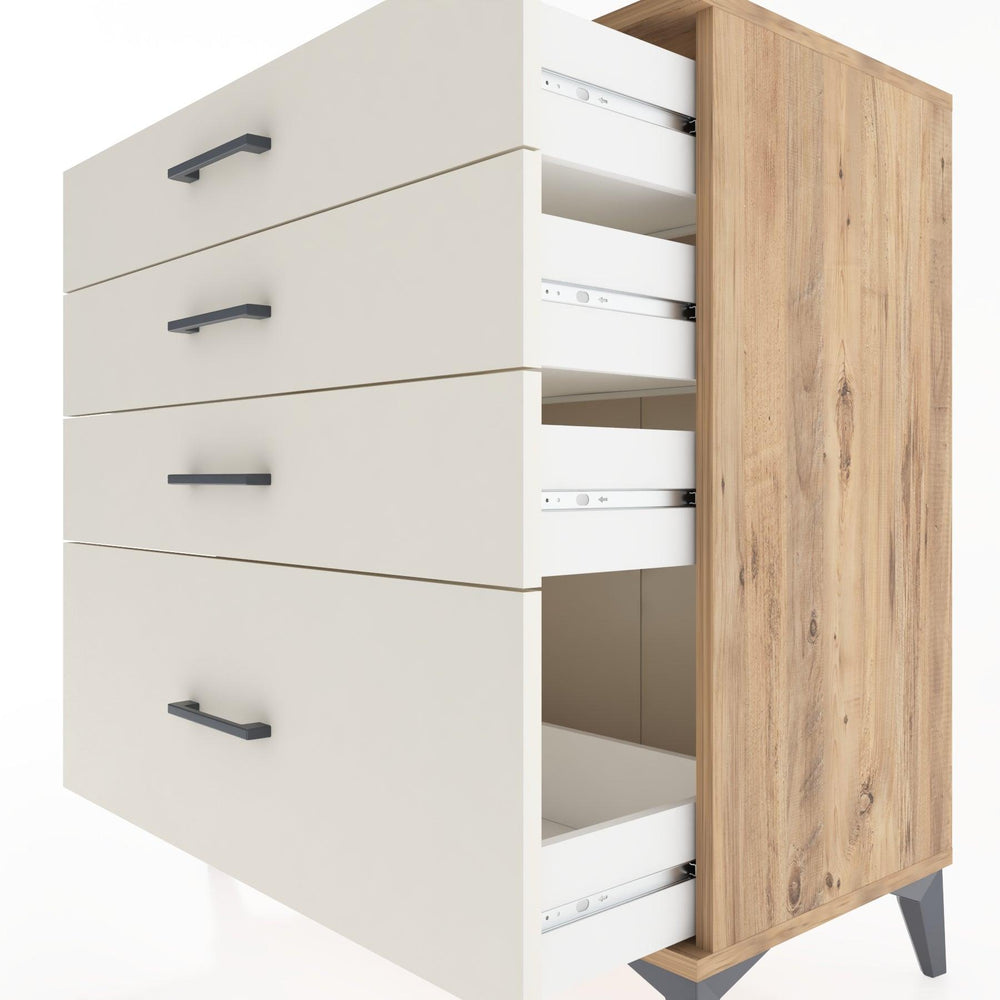 Woodntry Modular Dresser Pine 88x44x84 cm Drawer C8-3