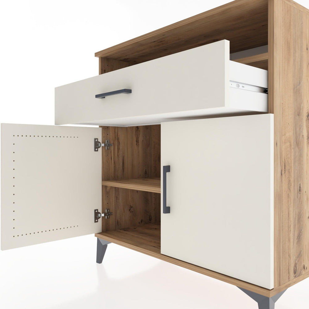 Woodntry Modüler Şifonyer Çam 88x44x84 cm Fonksiyonel F35-3