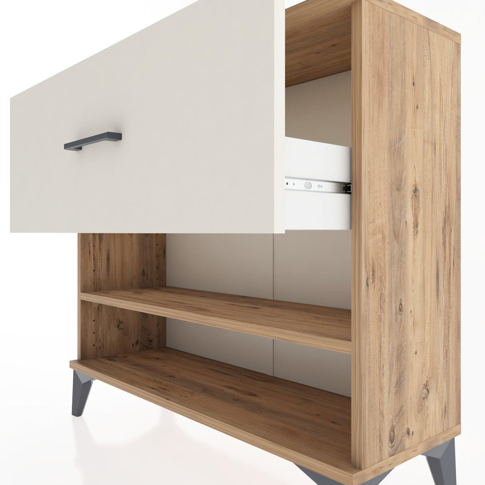 Woodntry Modüler Şifonyer Çekmece ve Raf 88x30x68 cm Çam - Woodntry