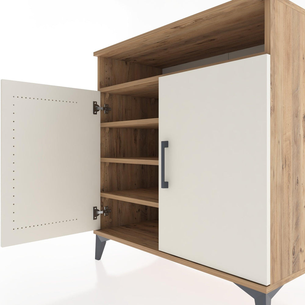 Woodntry Modular Dresser Pine 88x44x84 cm with Cover and Shelf KR82-3