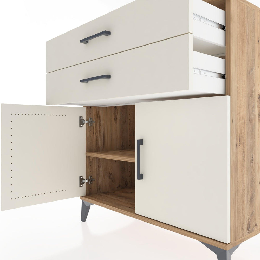 Woodntry Modular Dresser Pine 88x44x84 cm with Cover and Drawer KC32-3