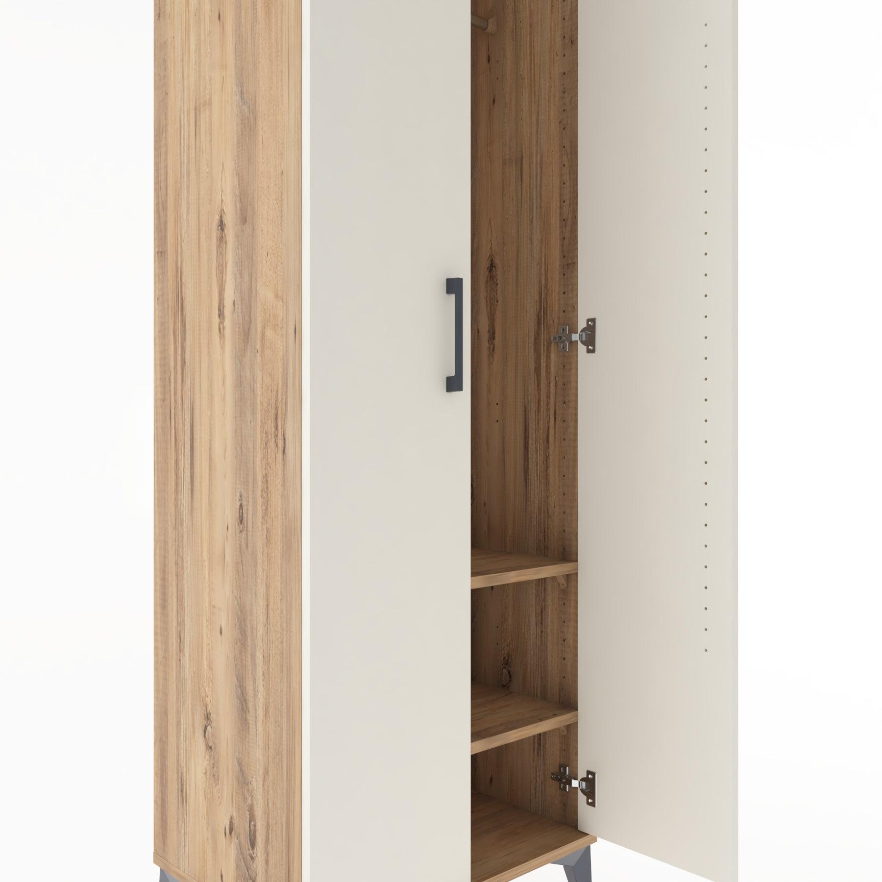 Woodntry Modular Cabinet Pine 60x44x170 cm with Cover K31-3