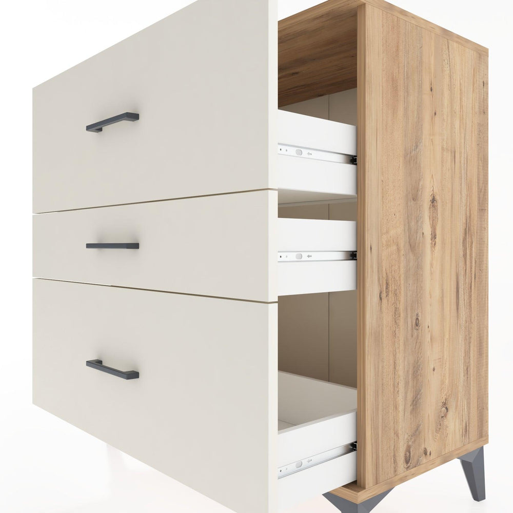 Woodntry Modular Dresser Pine 88x44x84 cm Drawer C1-3