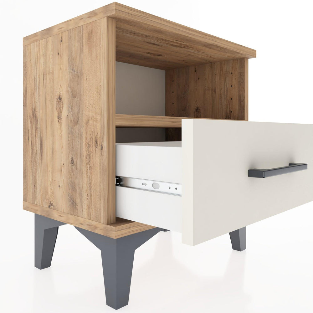 Woodntry Modüler Komodin Raf ve Çekmece 44x30x36 cm Çam - Woodntry