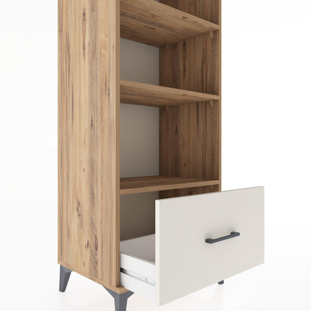 Woodntry Modular Cabinet Pine 60x44x170 cm with Drawers and Shelves CR44-3