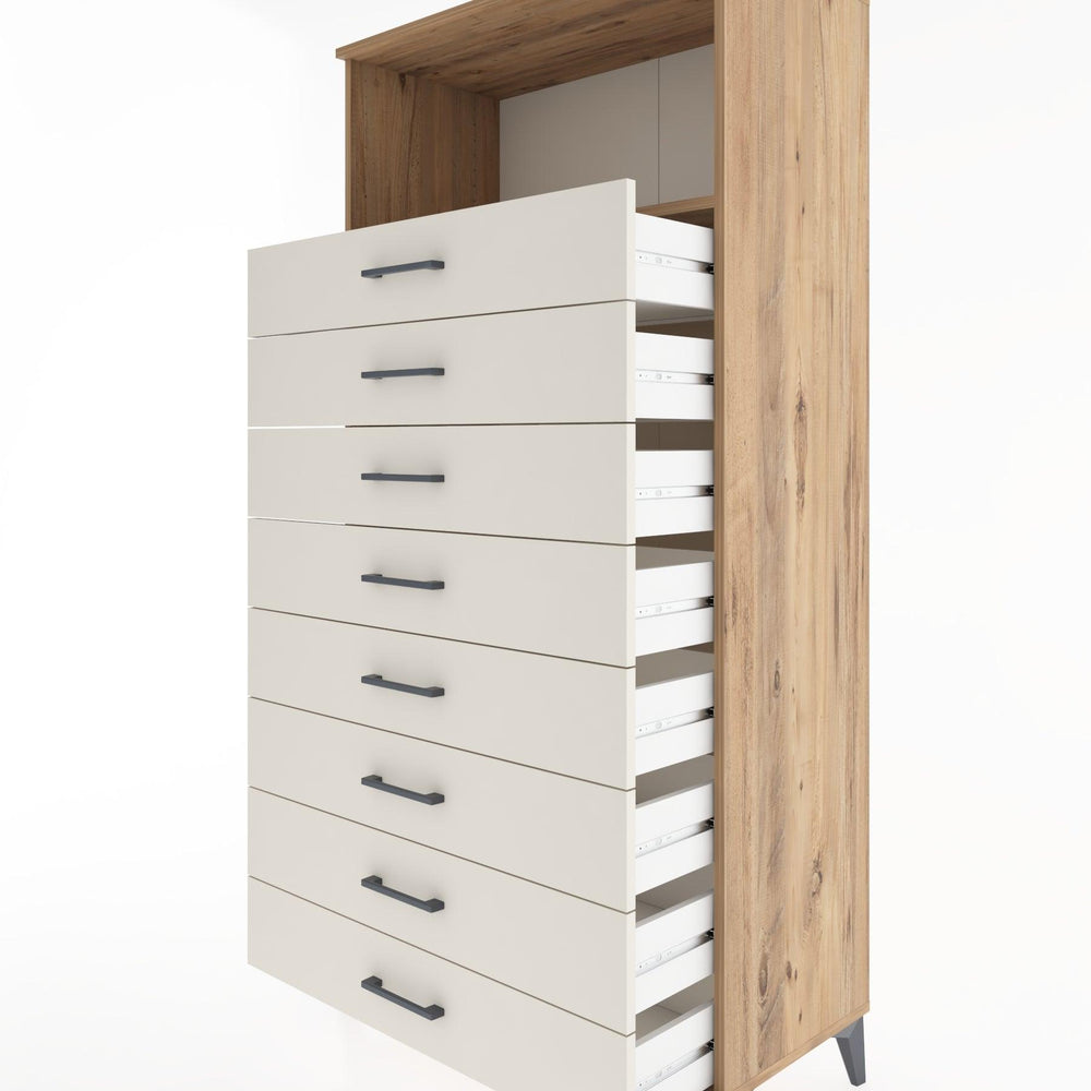 Woodntry Modular Cabinet Pine 88x44x170 cm with Drawers and Shelves CR32-3