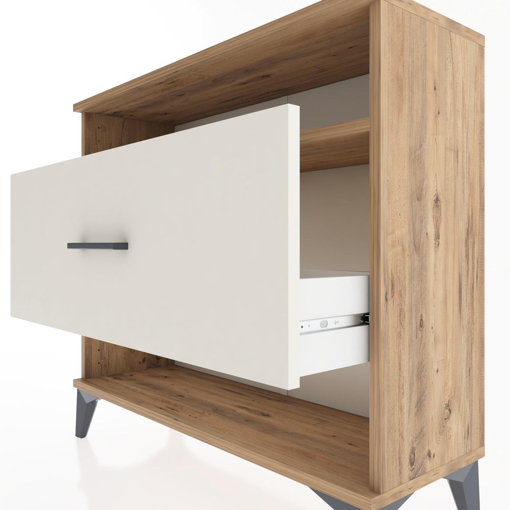 Woodntry Modüler Şifonyer Raf ve Çekmece V2 88x30x68 cm Çam - Woodntry